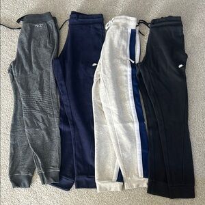 Teen Jogger Pants - Gray, Navy, Black, Ash Gray.  Size Youth Large - Adult XS